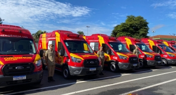 Corpo de Bombeiros recebe 10 novas viaturas de resgate 